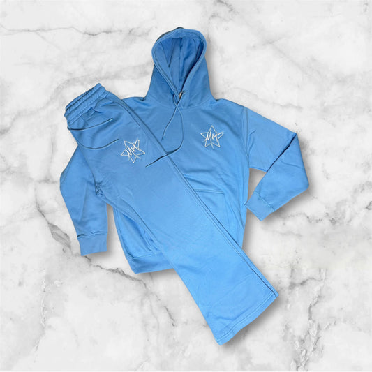 MH Baby-Blue Sweatsuit Set